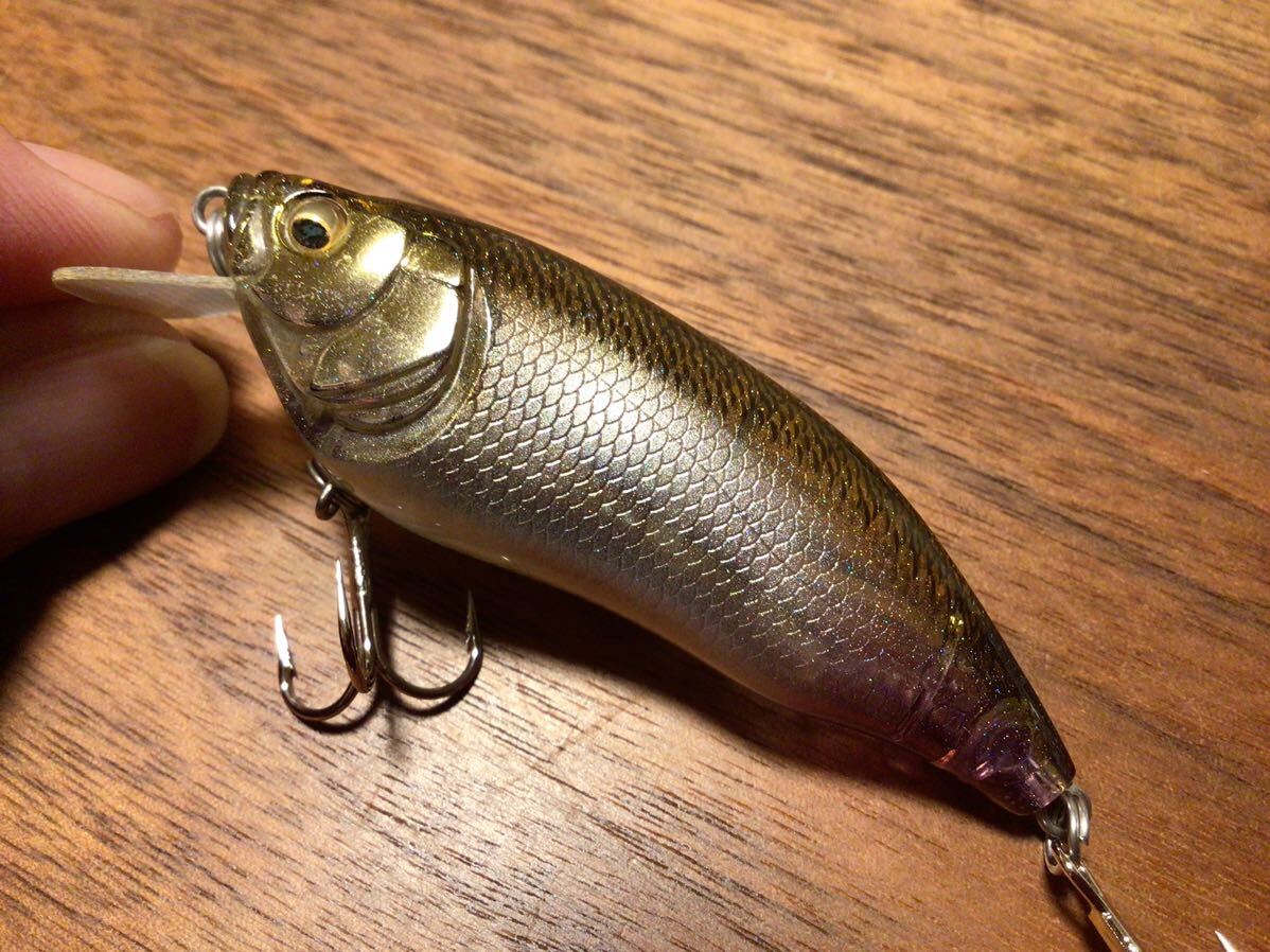 X★超美品★Megabass×IMAKATSU メガバス×イマカツ I×I SHAD FURIOUS 0.5 アイバイアイシャッド フューリアス0.5「FAゴーストワカサギ」_画像2