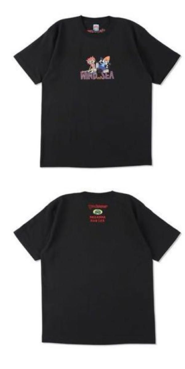 wind and sea パラッパラッパー　ウンジャマラミー　コラボ　Tシャツ　ブラック　Mサイズ　