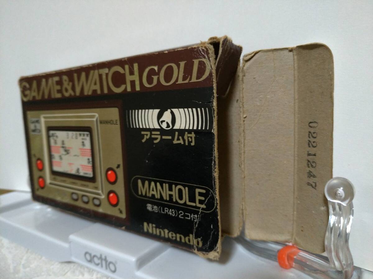 [ корпус прекрасный товар ] nintendo Game & Watch канализационный люк коробка мнение есть *Nintendo GAME&WATCH MANHOLE MH-06