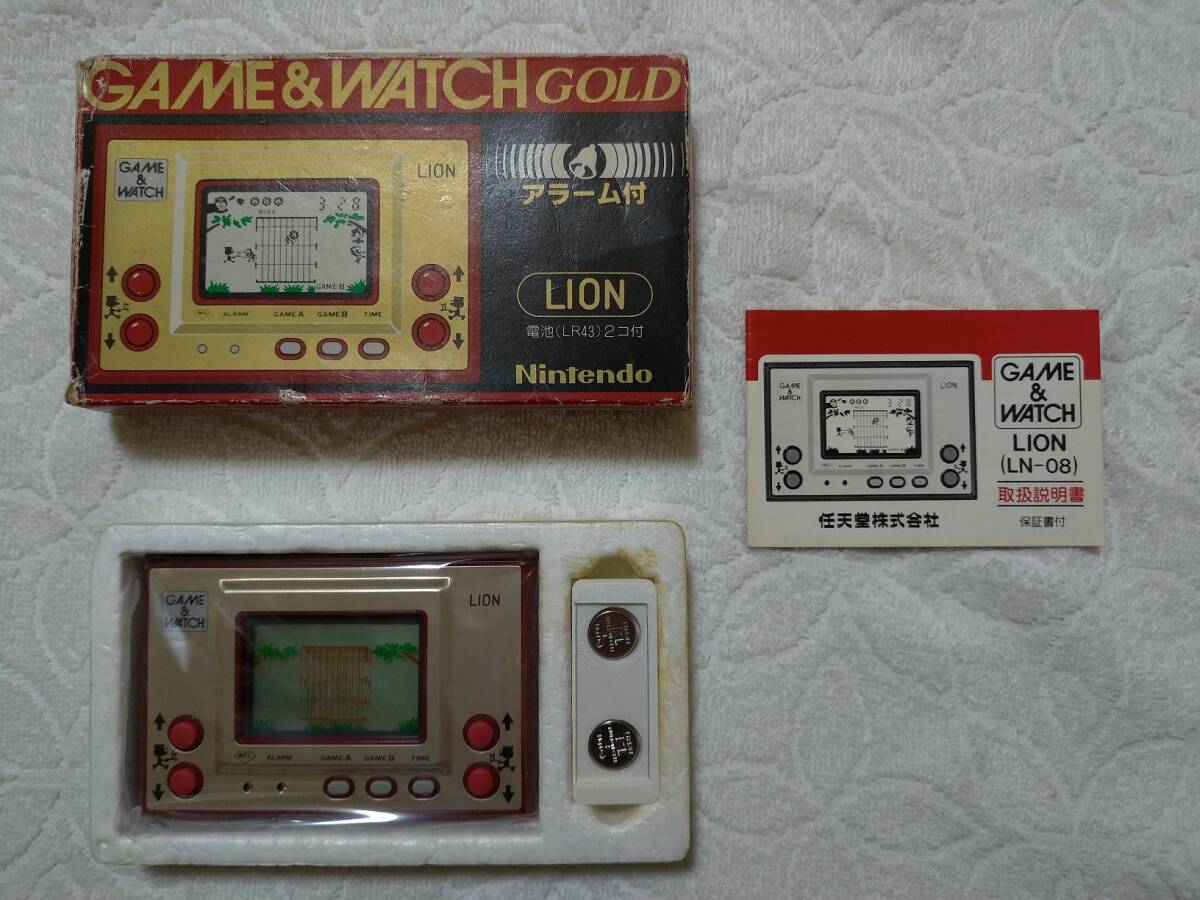 [ корпус прекрасный товар ] nintendo Game & Watch лев коробка мнение есть *Nintendo GAME&WATCH LION LN-08