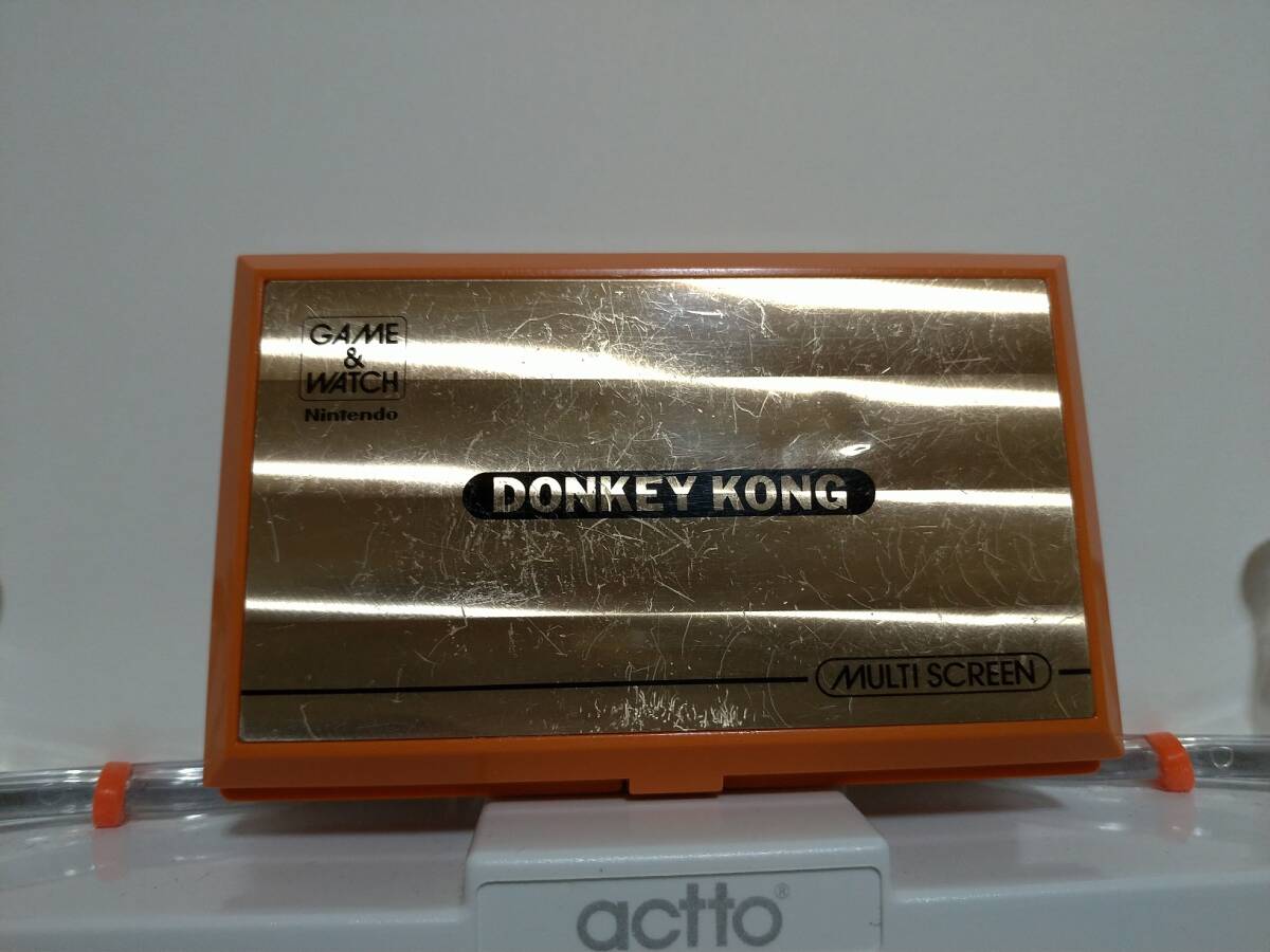 [ прекрасный товар ] nintendo Game & Watch Donkey Kong коробка мнение есть *Nintendo GAME&WATCH DONKEY KONG DK-52