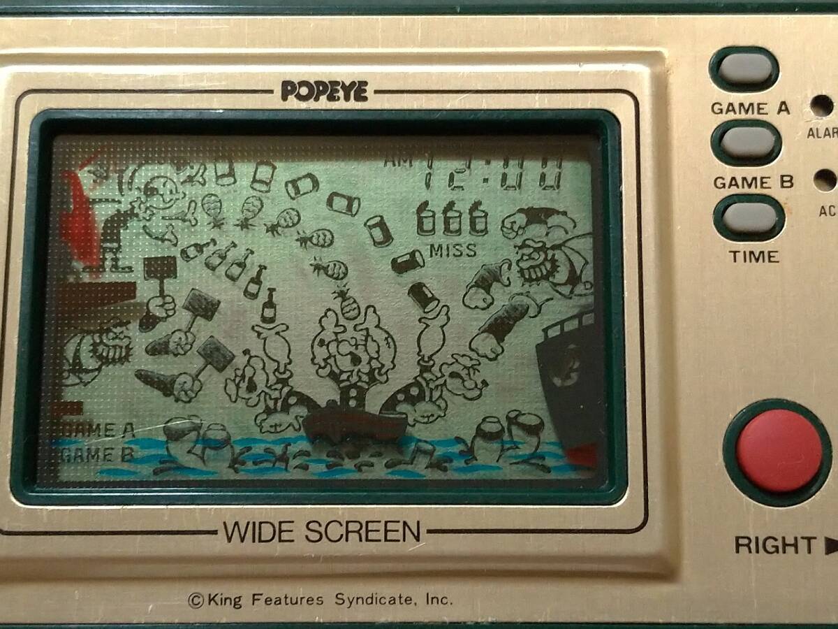 [ прекрасный товар ] nintendo Game & Watch Popeye коробка мнение есть *Nintendo GAME&WATCH POPEYE PP-23