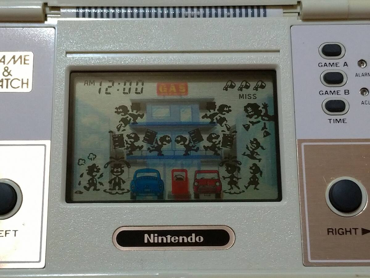 【美品】任天堂ゲームウォッチ　オイルパニック　箱説付 ★Nintendo GAME&WATCH OIL PANIC OP-51_画像4