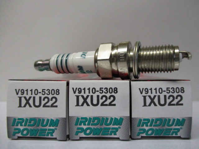 スズキ アルトワークス HB21S SUZUKI ALTO WORKS / デンソー DENSO スパークプラグ イリジウムパワー IXU22 V9110-5308 3本セット!!!******_画像1