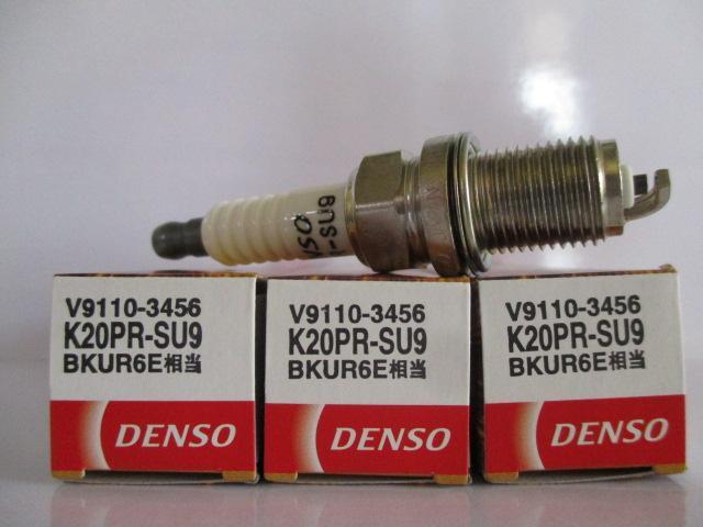 ダイハツ ミラジーノ L650S L660S DAIHATSU MIRA GINO / DENSO スパークプラグ K20PR-SU9 V9110-3456 3本セットです！！＊＊＊＊＊＊＊＊＊_画像1