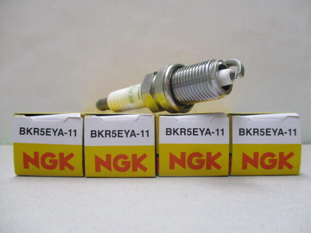 ウ゛ィッツ ファンカーゴ ラクティス BB イスト シエンタ スターレット ポルテ etc. / NGK スパークプラグ BKR5EYA-11 4本セットです。_NGK スパークプラグ BKR5EYA-11 黄色