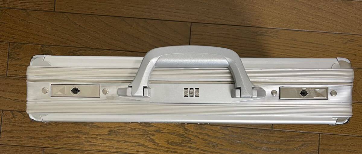 RIMOWA Rimowa topaz attache case silver super-beauty goods!