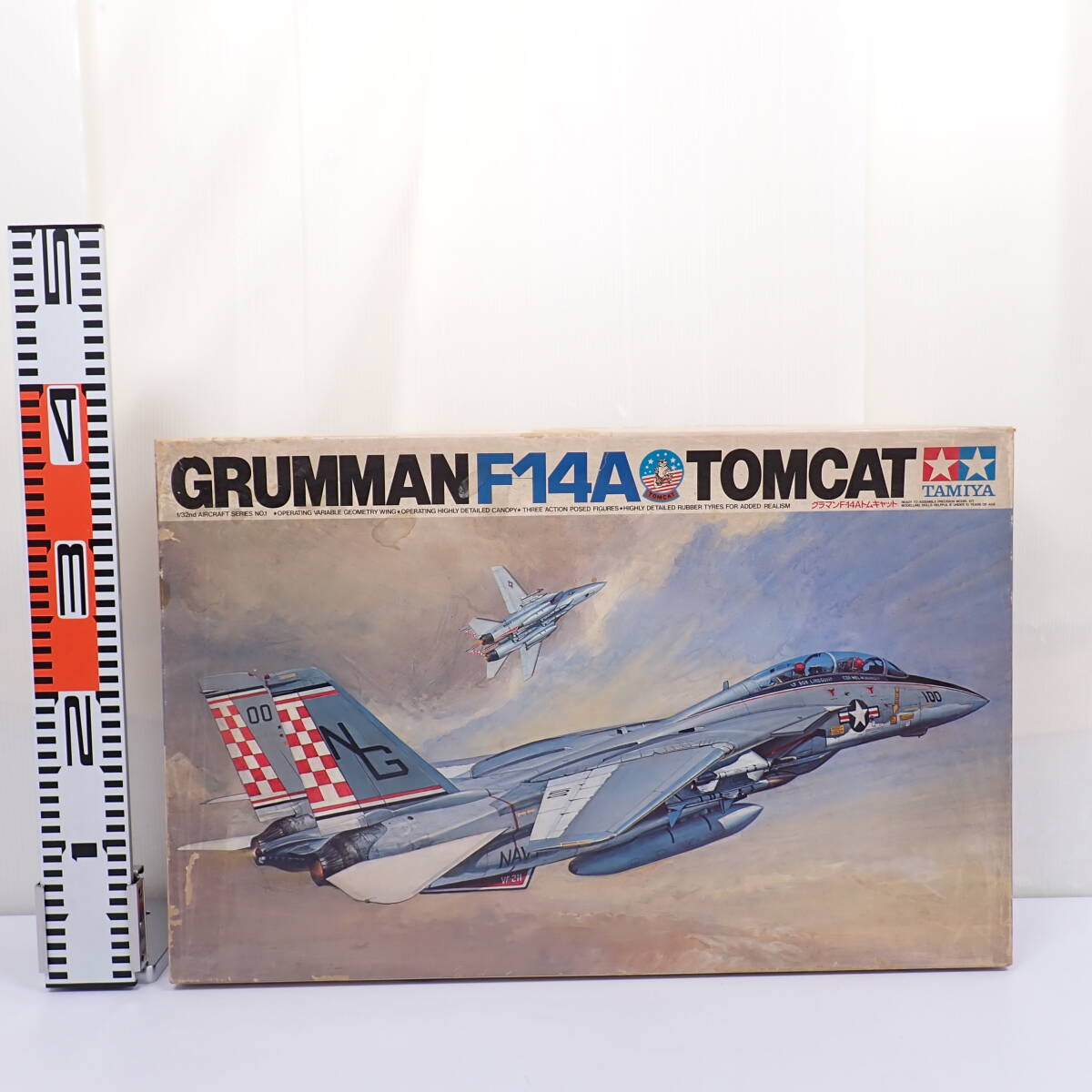 未組立 1/32 グラマン F-14A トムキャット エアクラフトシリーズ No.1 タミヤ_画像1