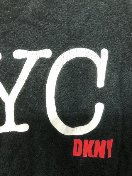 DKNY JEANS Donna Karan женский Logo принт короткий рукав футболка ONE чёрный 