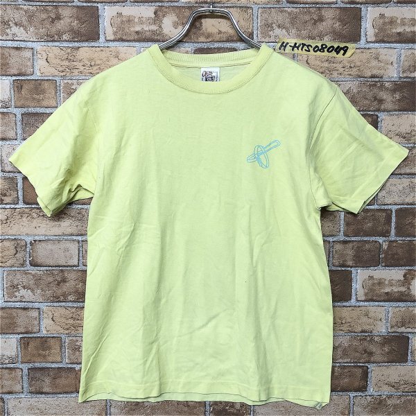 CROSS&STITCH クロスアンドステッチ メンズ レディース 盲導犬協会 プリント 半袖Tシャツ M 黄色_画像1