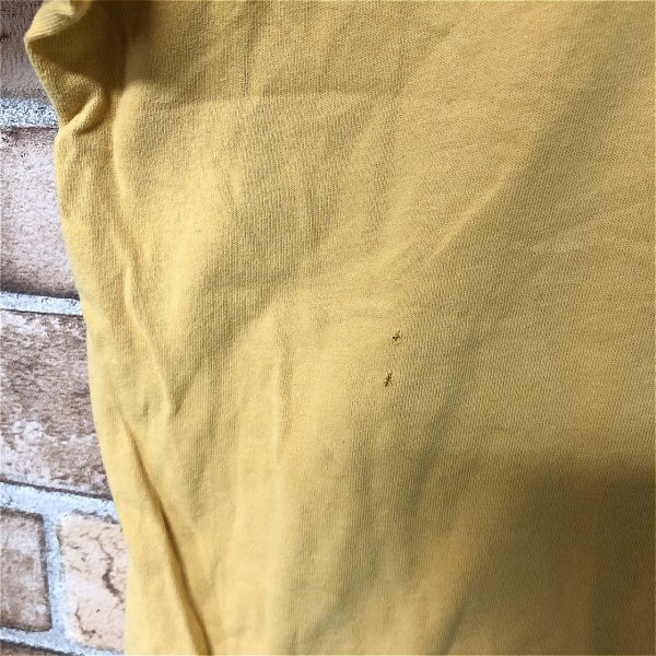 Timberland ティンバーランド メンズ オーガニックコットン レギュラーフィット プリント 半袖Tシャツ L/G 山吹色_画像4