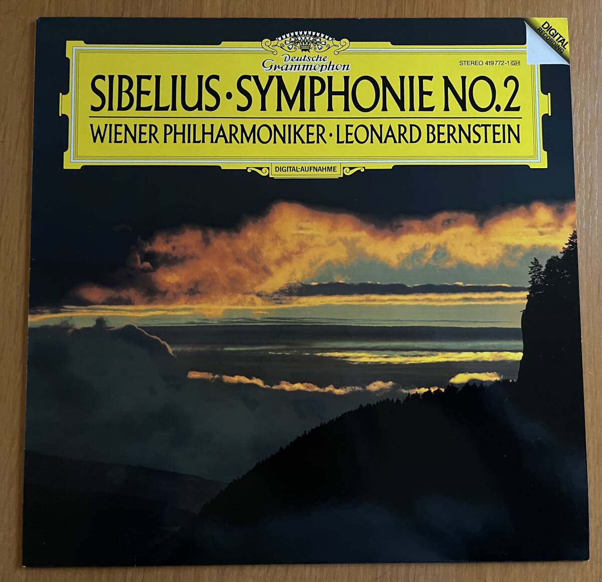 希少DG盤シベリウス：交響曲第２番　バーンスタイン／ウィーン・フィル_画像1