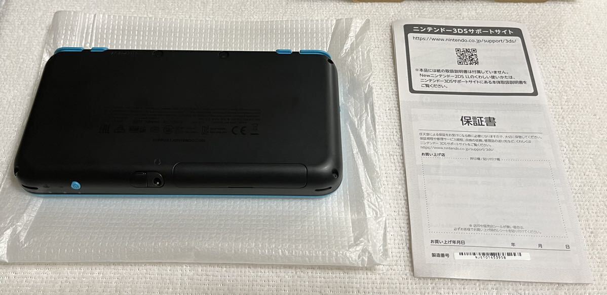 Nintendo ニンテンドー2DS Newニンテンドー2DS ブラック ターコイズ 本体　ほぼ未使用品_画像4