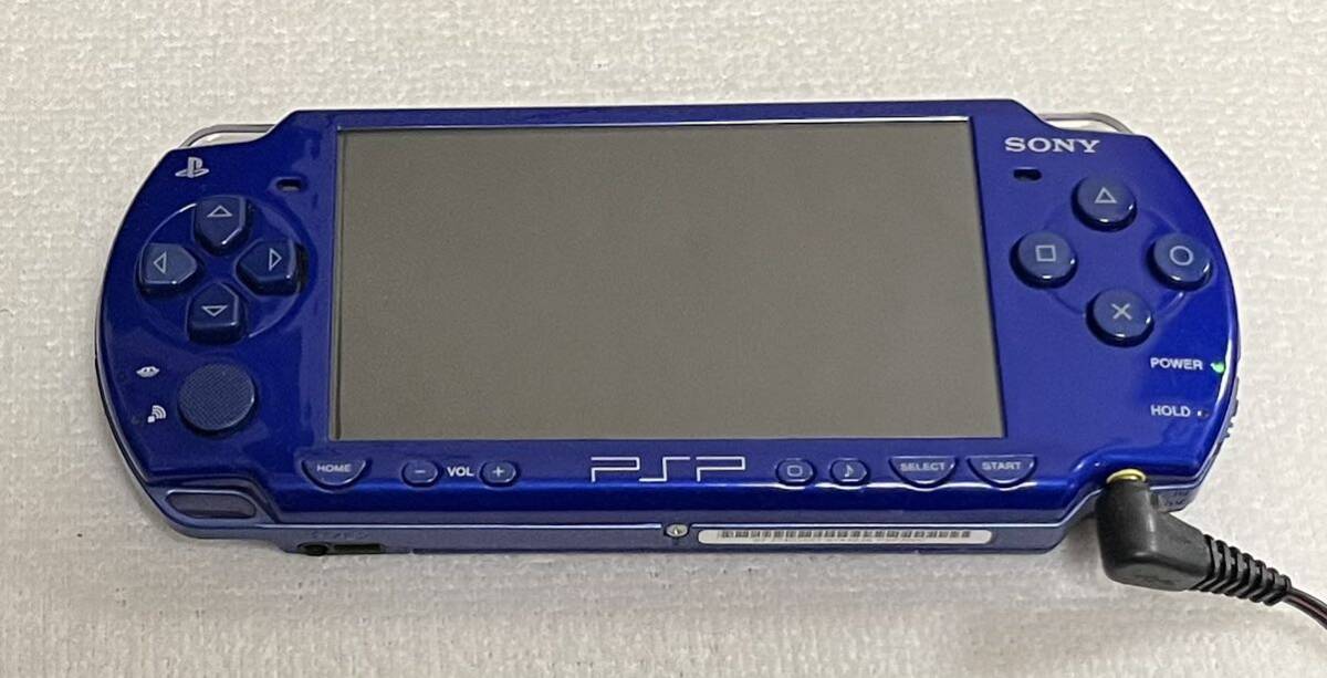 SONY PlayStation ポータブル　PSP-2000 本体のみ　メタリックブルー　訳あり_画像2