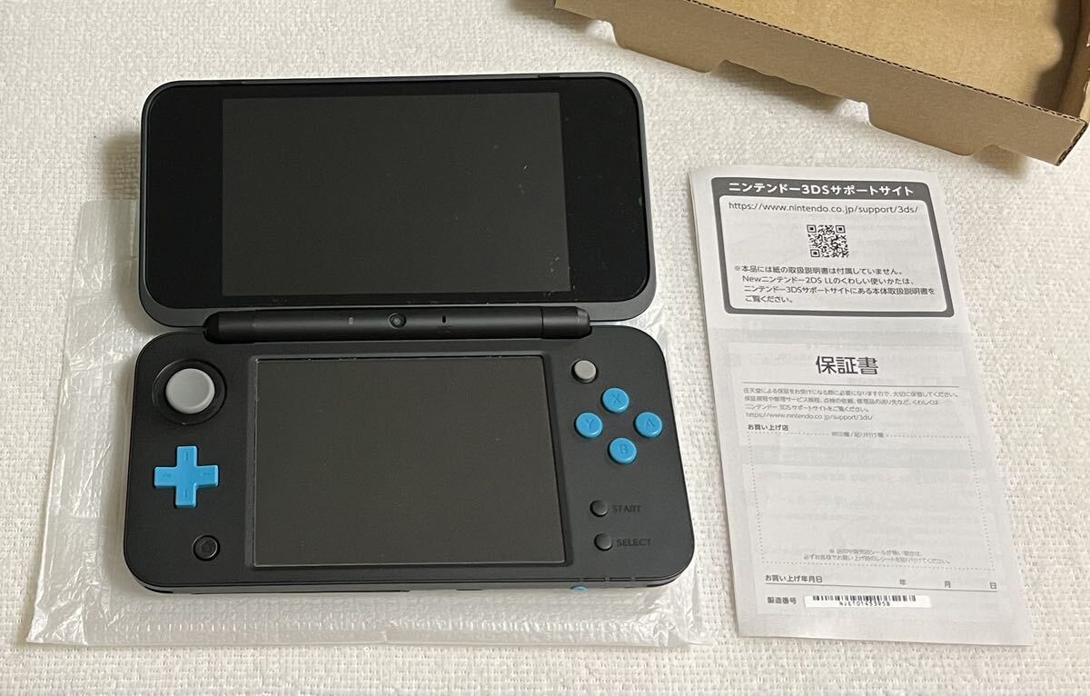 Nintendo ニンテンドー2DS Newニンテンドー2DS ブラック ターコイズ 本体　ほぼ未使用品_画像5