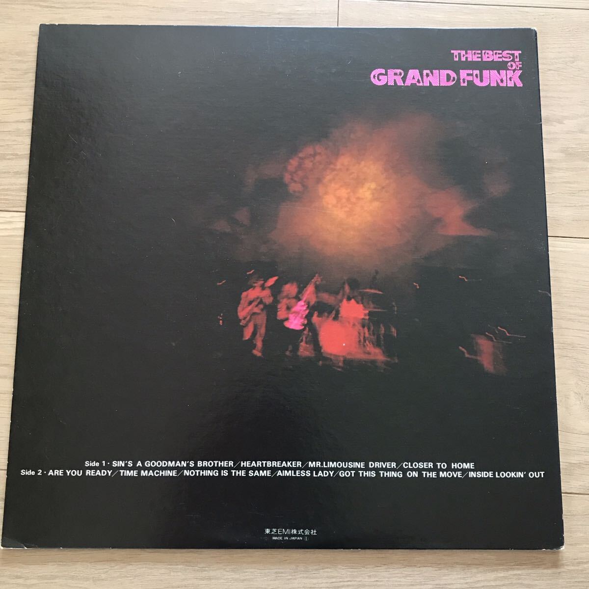 LP　国内盤　グランド・ファンク　Grand Funk　The Best Of Grand Funk　ECS-80170_画像2