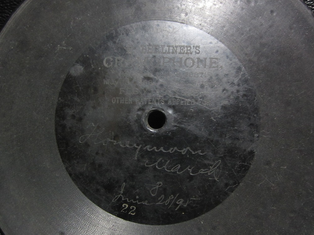 **SP record record one side record 7.E.BERLINER\'S GRAMOPJONE details unknown gramophone for secondhand goods **[6023]