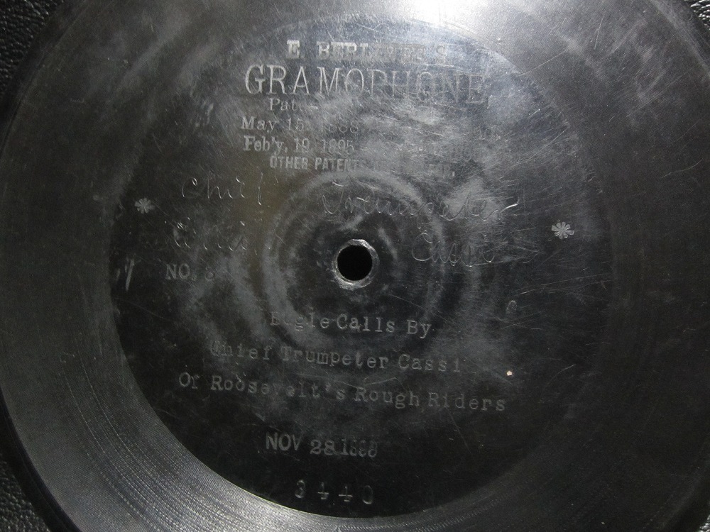 **SP record record one side record 7.Bugle Calls By Chief Trumpeter Cass1 gramophone for secondhand goods **[6027]