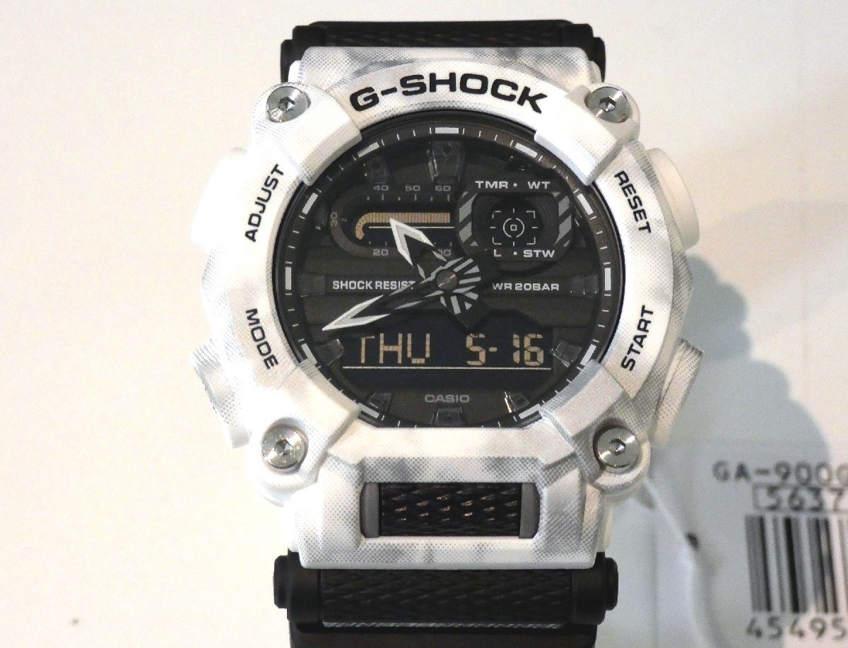 【新品未使用・正規品】G-SHOCK Gショック腕時計 GA-900GC-7ADR おしゃれな白カモフラ　メンズ CASHIO_画像1