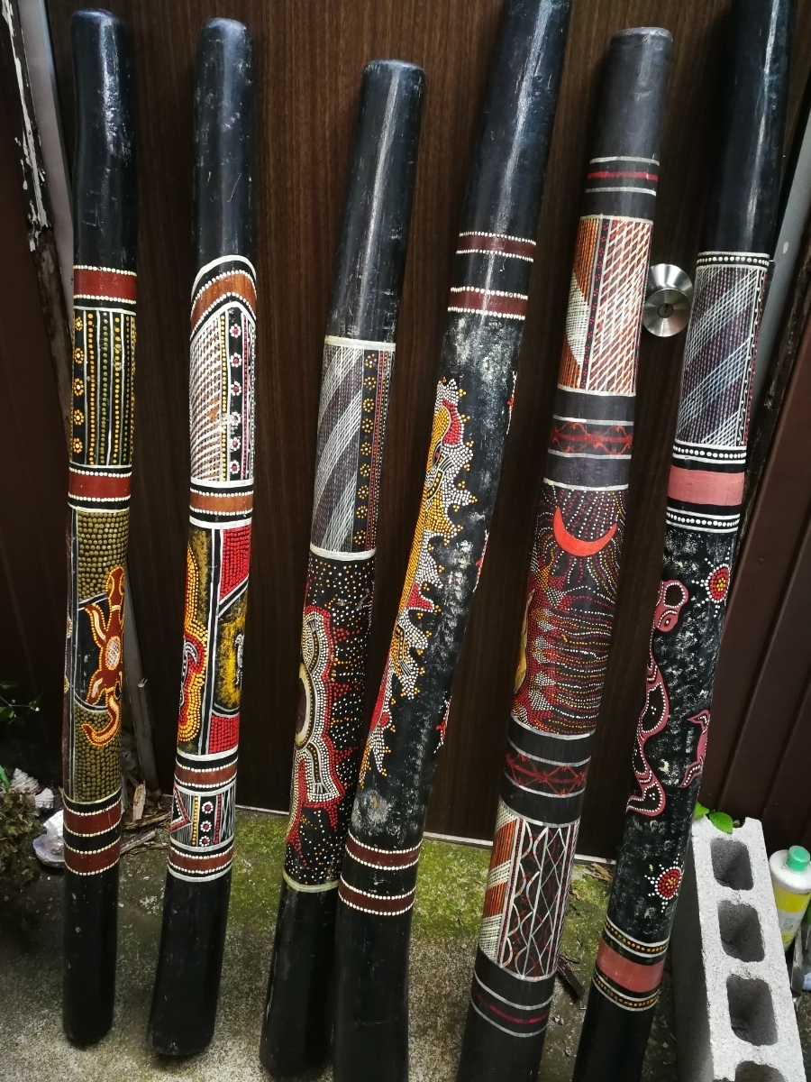  снижение цены щеки производства ti Jeury du-abo Rige naru дизайн abo Rige niDidgeridoo эвкалипт? пункт .. дизайн 40% off общая длина примерно 120cm низ внутри примерно 6-7cm2