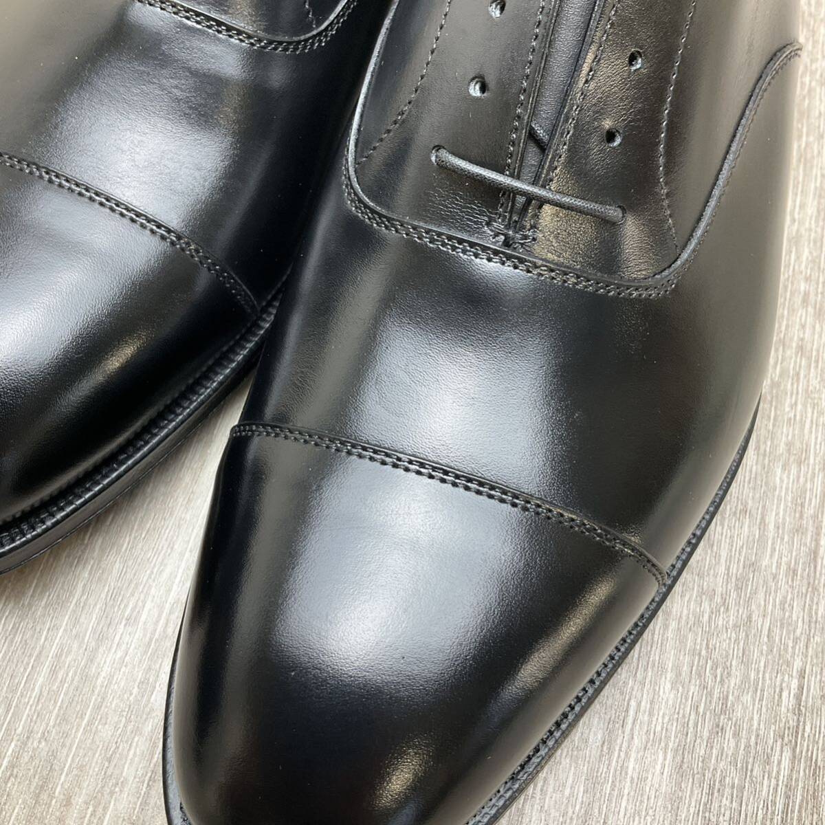 【アウトレット】CROCKETT&JONES◆AUDLEY3◆ブラック◆サイズ7.5(25.5cm) 紳士革靴ストレートチップ英国製クロケットアンドジョーンズ_画像7