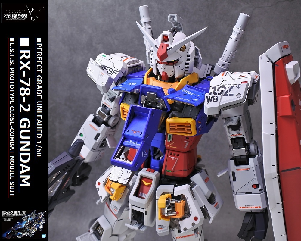 ◎PG UNLEASHED 1/60 RX78-2 ガンダム 塗装済改修完成品② (アレンジ仕様) アンリーシュドの画像3