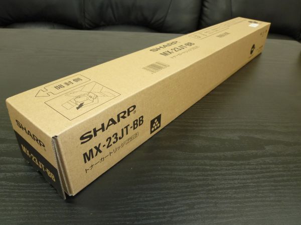 SHARP 　純正トナー 黒　ブラック　MX-23JT-BB　3本セット　MX3614 MX3114 MX2514 MX3611 MX2310 MX2517 MX3117 MX3111 MX2311用　MX23JTBB_画像1