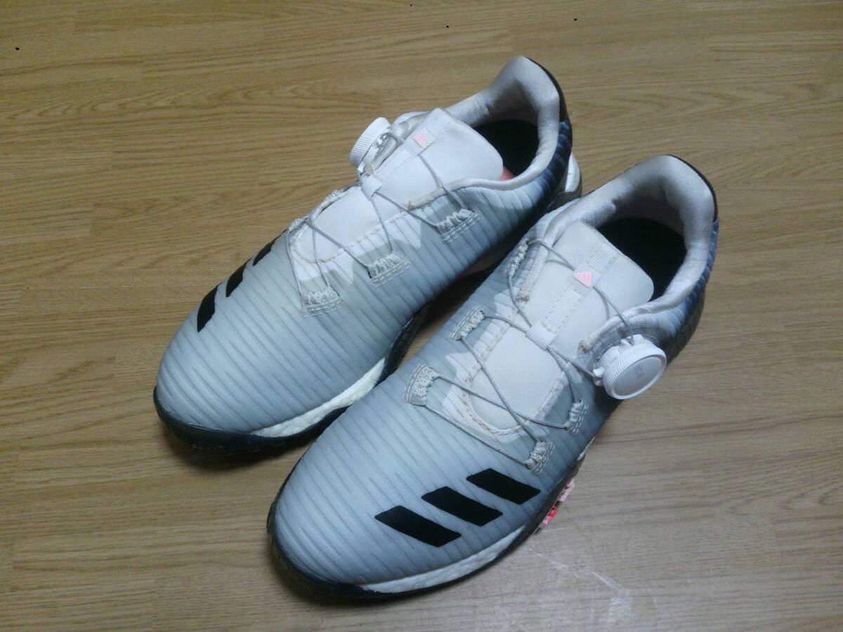 ★美品★adidas アディダス ゴルフシューズ コードカオス CODECHAOS FW4990 23.5㎝ 53