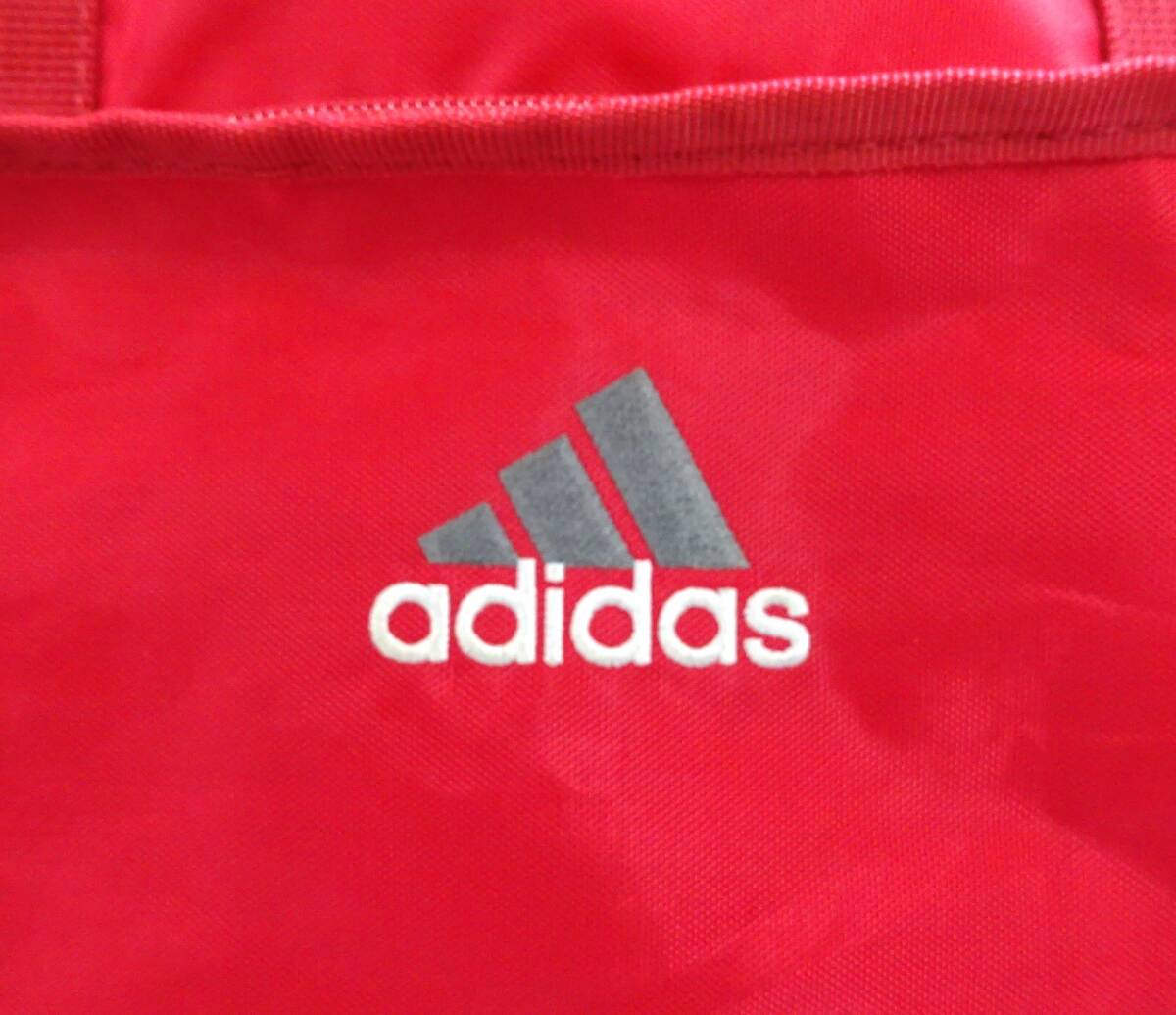 ★☆D-1599【中古】adidas アディダス＊ボストンバッグ スポーツバッグ＊レッド☆★_画像7