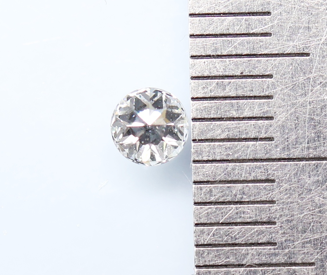 【１００円～】VS1！0.218ｃｔ 天然ダイヤ Ｅカラー（ナチュラルカラー）ＲＤ_画像5