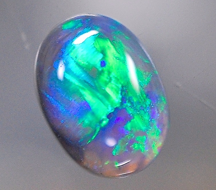 [100 иен ~] натуральный black opal разрозненный 1.20ct