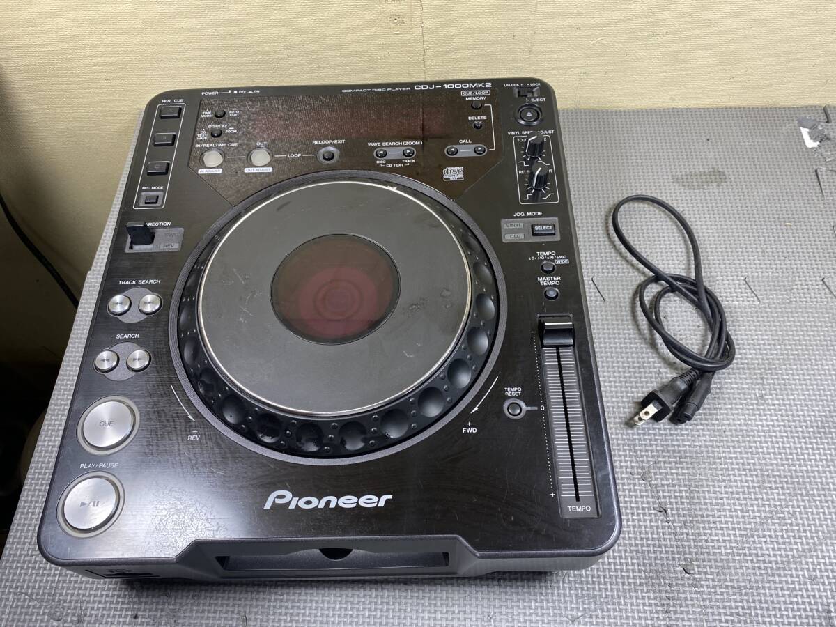 508 Pioneerパイオニア CDJ-1000MK2 CDプレーヤー_画像1