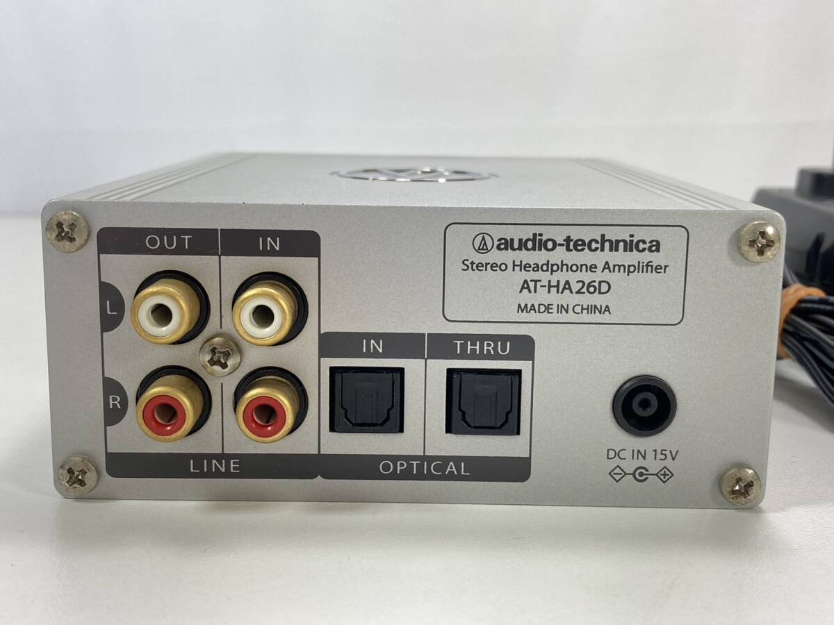 audio-technica オーディオテクニカ AT-HA26D D/Aコンバーター内蔵ヘッドホンアンプ【動作未確認】の画像4