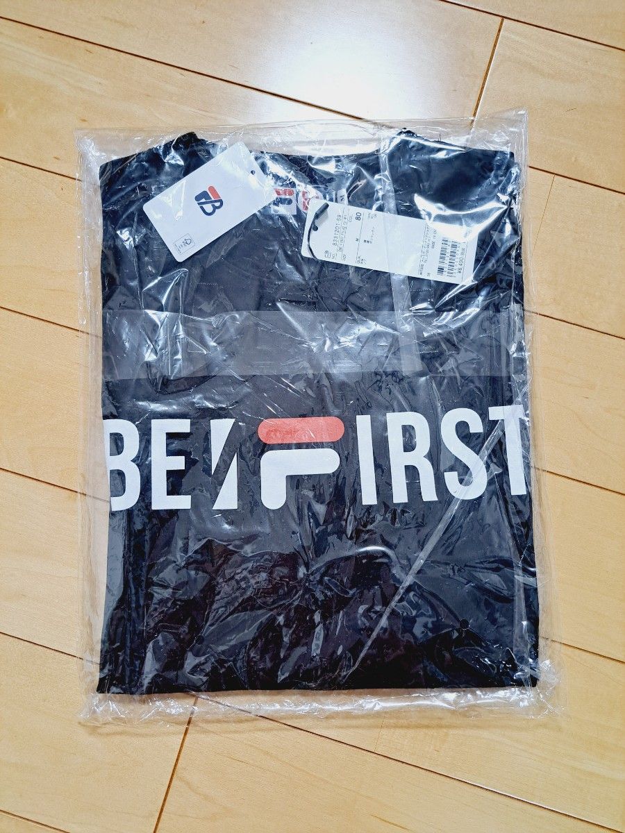 FILA BE:FIRST コラボ 半袖 Tシャツ フィラ × ビーファースト Mサイズ 黒 新品