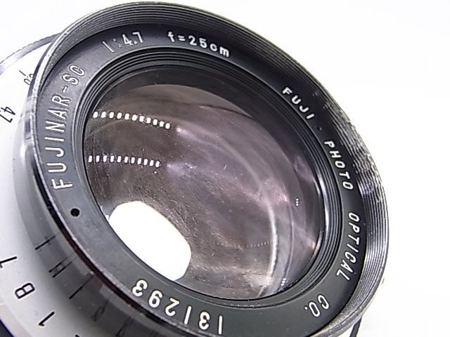 p129 CPOAL-NO.3 FUJINAR-SC 250mm f4.7 FUJI PHOTO OPTICAL CO. USED 難有りの画像7