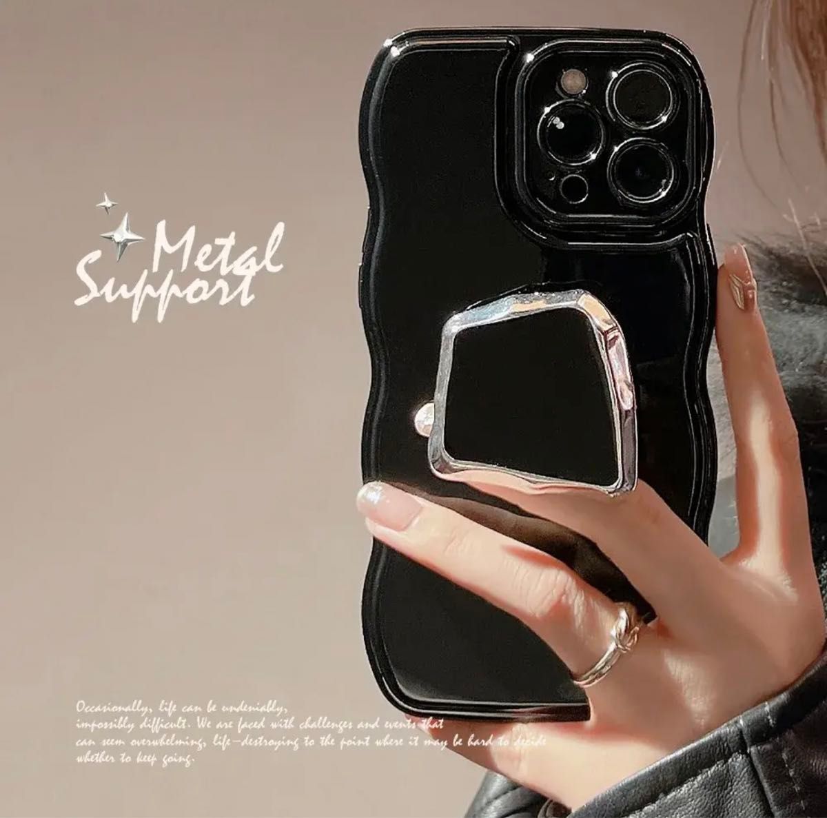 【新品未使用】iPhoneケース　iPhone14Pro 韓国デザイン　スマホ