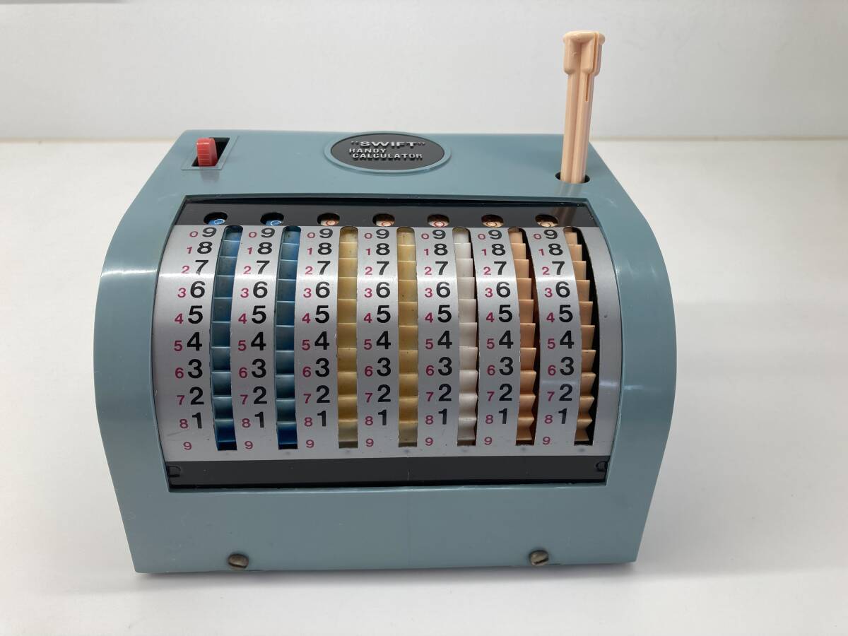  operation verification Vintage count machine Swift handy count machine SWIFT HANDY CALCULATOR input pen how to use explanatory note attaching manually operated count machine 