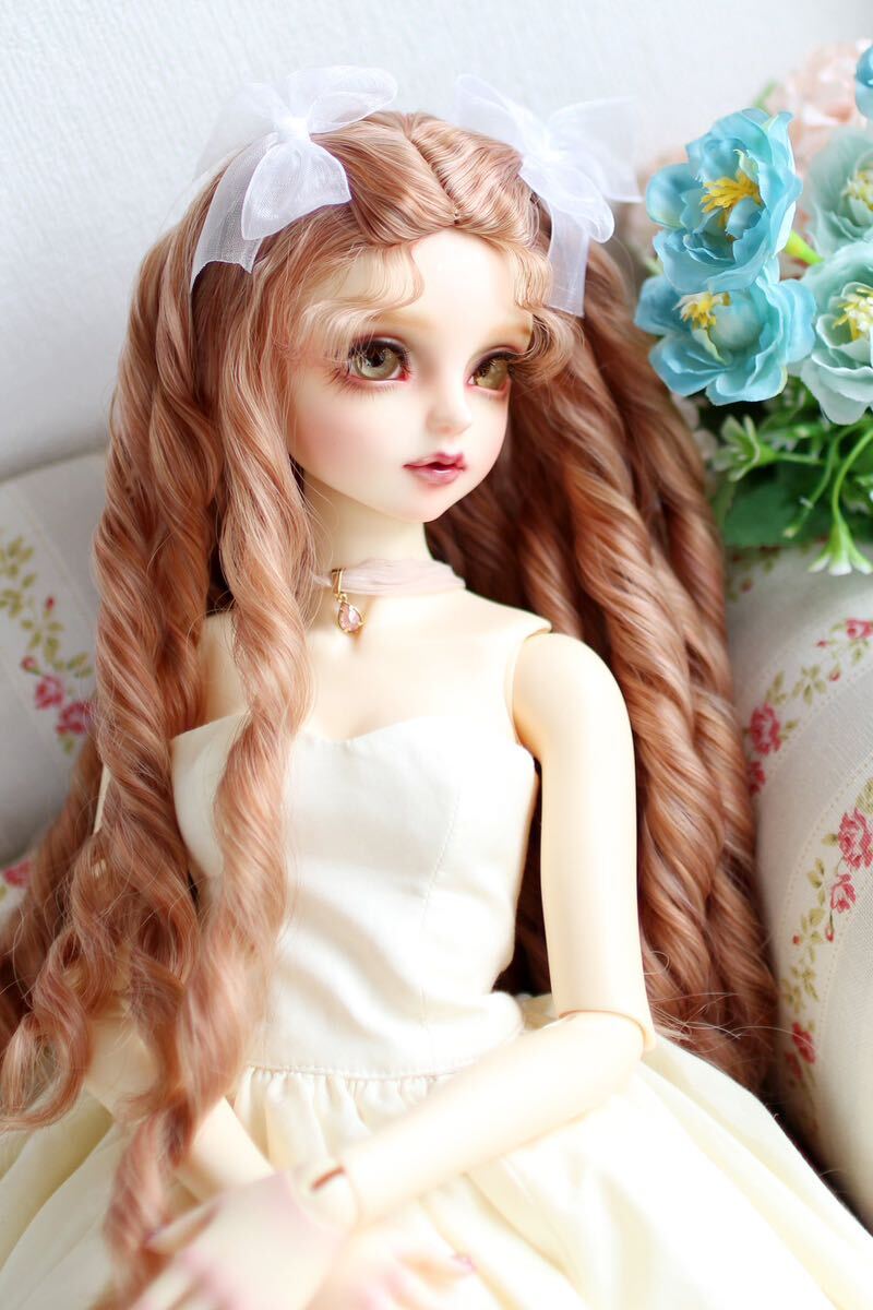 SD DD MDD サイズ migidoll 限定ウィッグ Cole limited 新品未開封 Pink ash brownの画像1