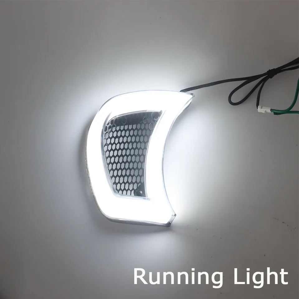 HARLEY ハーレー ロードグライド 2015～2023 LED ヘッドライト ベント アクセント ライト インジケータライト_画像6