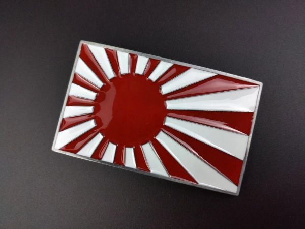  day chapter flag belt metal buckle large Japan . country 