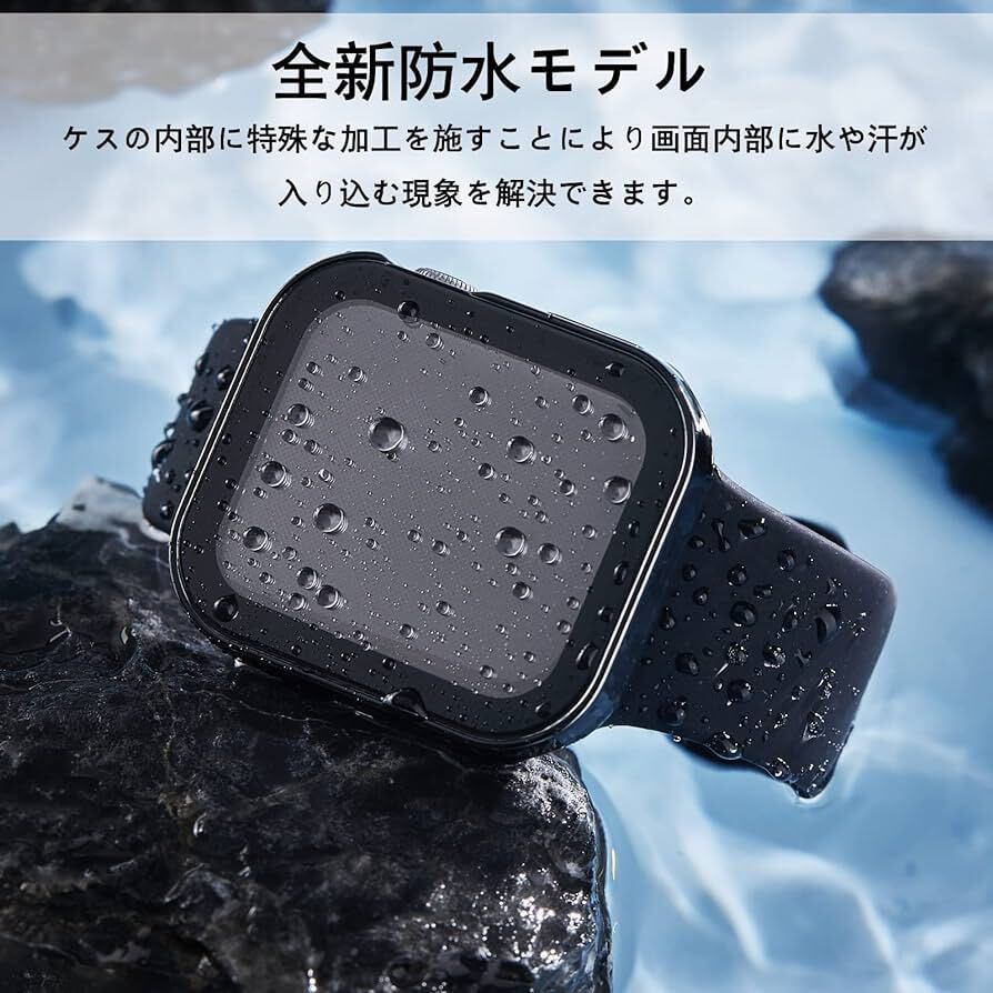 d-178【2023強化版】AMAPC for Apple Watch 防水ケース 45mm 対応 と互換性があり 数秒で Ultra シリーズの外観に変換できます