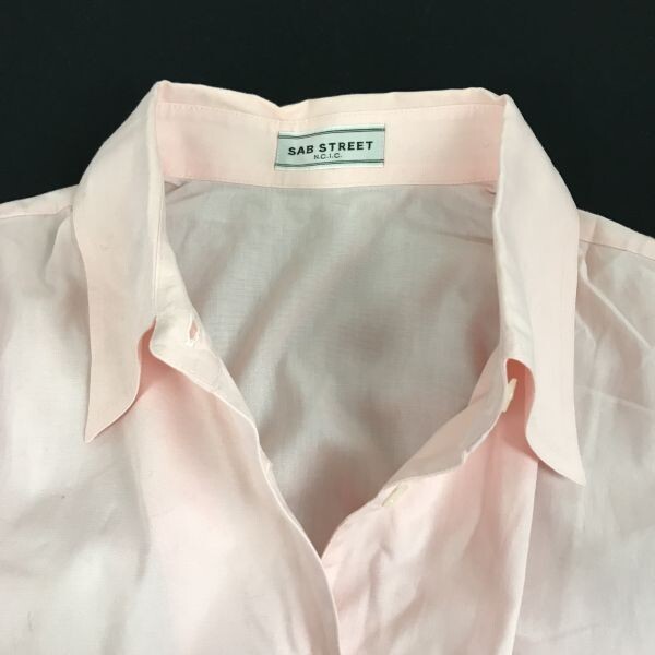  сделано в Японии * вспомогательный Street /SAB STREET* рубашка с длинным рукавом [ женский L-XL степень / незначительный розовый /light pink] следы li корм b/Tops/Shirts*BH706