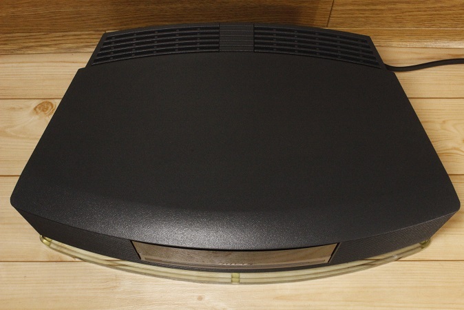 ★美品 完動品 メンテ済み ガラス台座付き BOSE Wave music system AWRCCB CD/FM/AM★の画像2