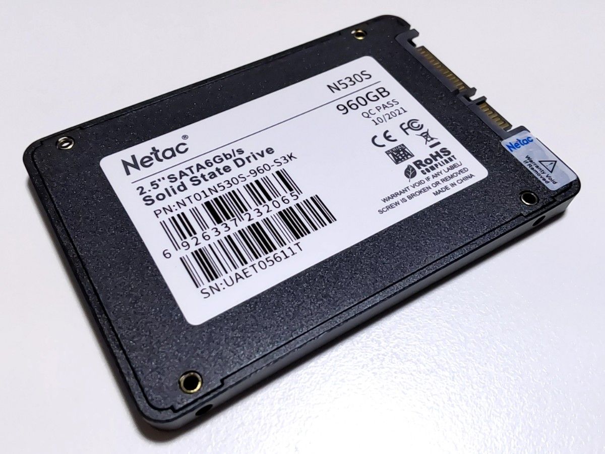 Netac 2.5インチ  SATA  SSD 960GB  ◇611t