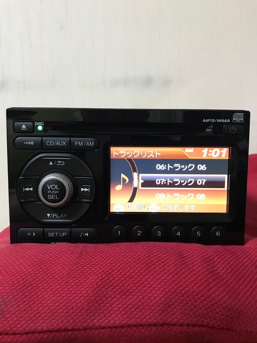 Honda純正39100-TF0-J414-M1 / RK631JA モニター付き MP3/WMA/CDデッキ061710M