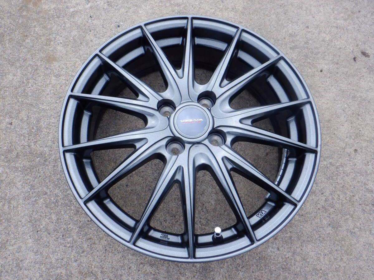 Weds VELVA SPORT2 16インチ 5.5J +45 PCD100 4H 4枚SET ヴィッツ コペン アルト ラパン_画像2