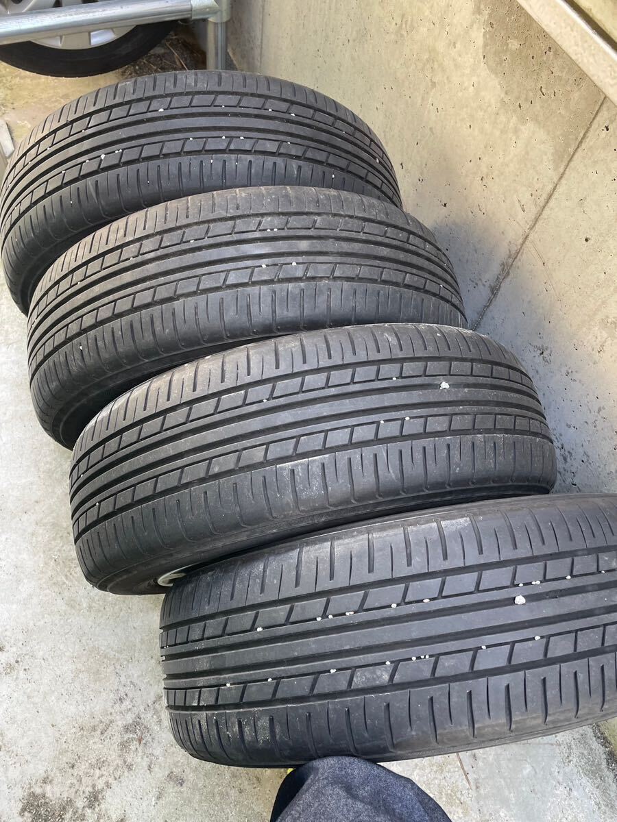 タイヤホイールセット アルミホイール トヨタ純正 175/60R15 YOKOHAMA 19年製タイヤ 15インチ 6J 4穴 Bb ポルテ アクア ヴィッツ スペイド_画像6