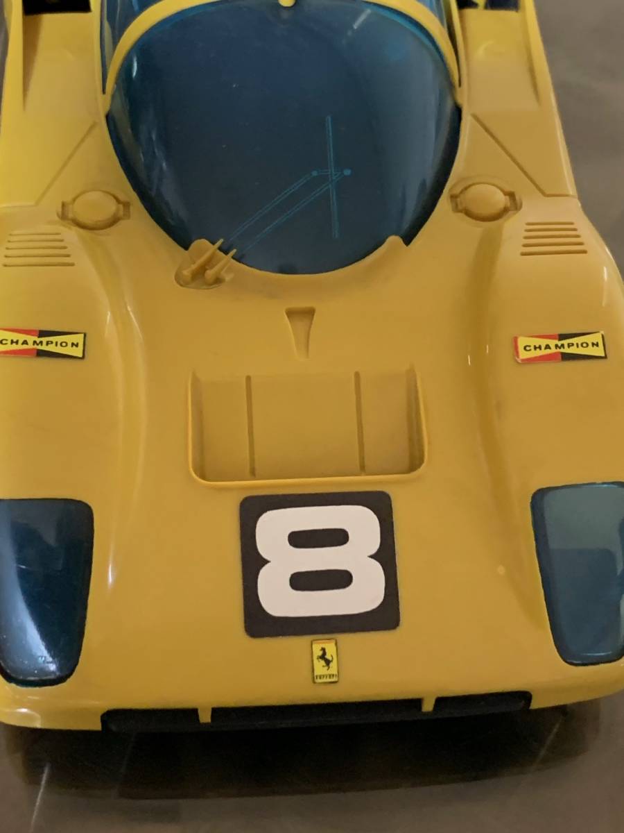 ビンテージ　プラスチックトイ　フェラーリ　512M ルマン　MONTELEONE FERRARI 512 M LeMans リモコン　イタリア玩具 オートモビリア_画像6