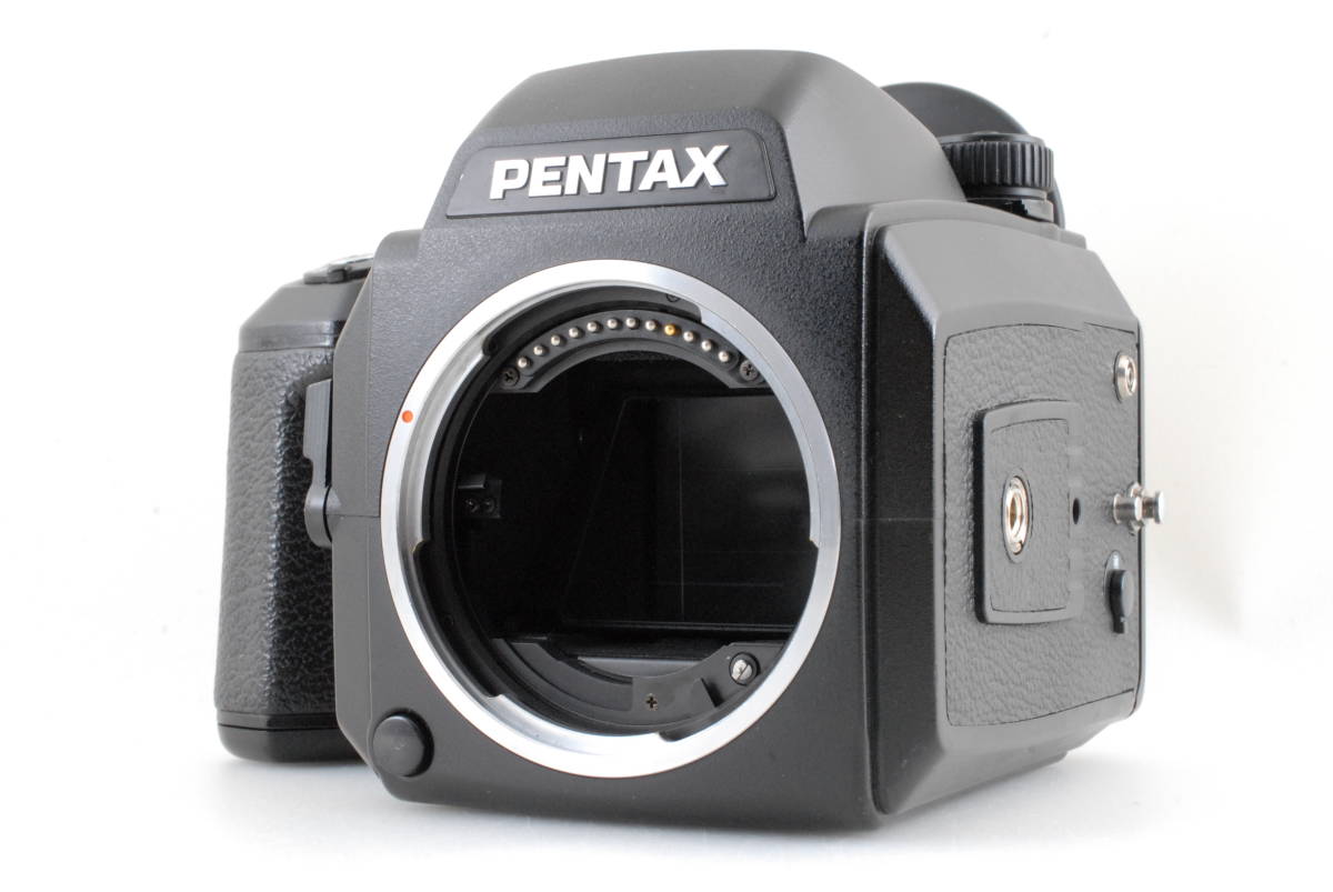 【良品 保障付 動作確認済】Pentax 645 NII Medium Format Film Camera Body w/ 120 Film Back ペンタックス ボディ Q5743_画像1