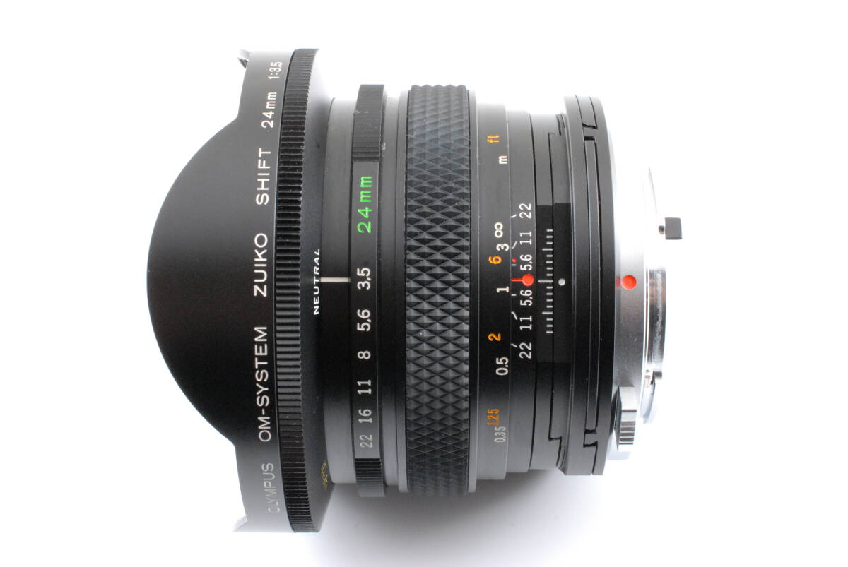 【超美品 保障付 動作確認済】OLYMPUS OM-SYSTEM ZUIKO SHIFT 24mm F/3.5 MF Lens オリンパス マニュアルフォーカスレンズ #Q7545_画像5
